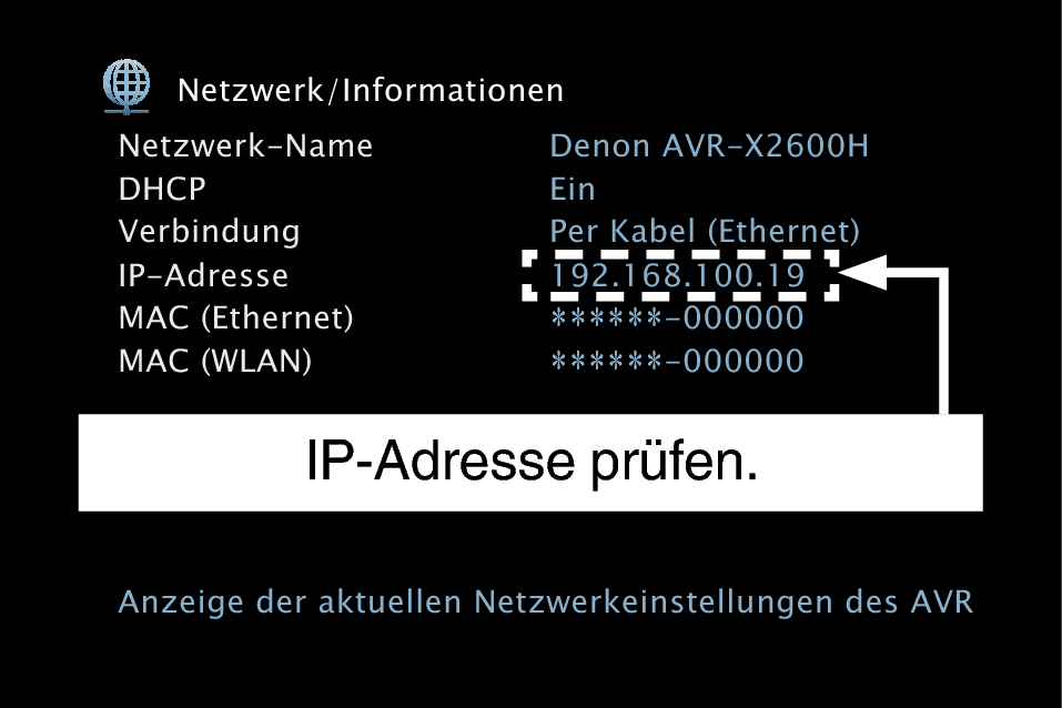 GUI NetworkInfo X26E3